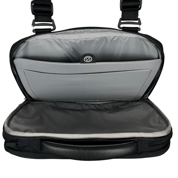 Cole Haan Zerogrand Men’s Black Attaché Laptop Bag Holds a 14” Laptop LIKE NEW!! - Picture 12 of 16